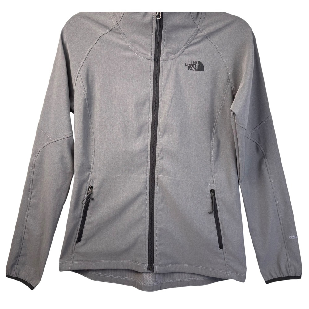 The North Face Jacket Womens Medium M/M Windwall Gray‎ Full Zip Outdoors Hiking - Picture 5 of 14
